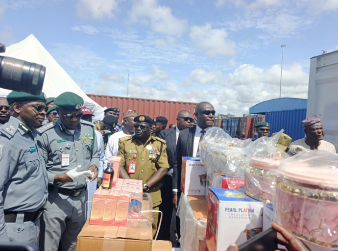 NIGERIA CUSTOMS INTERCEPTS ₦43.59BN WORTH OF ILLICIT GOODS AT APAPA PORT